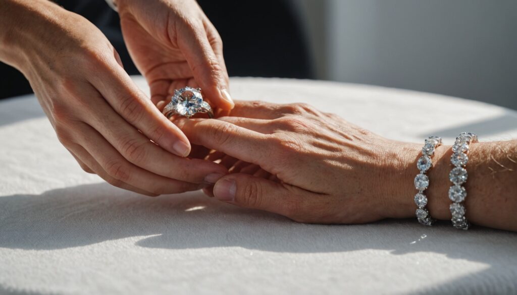 Comment nettoyer une bague avec un diamant ?